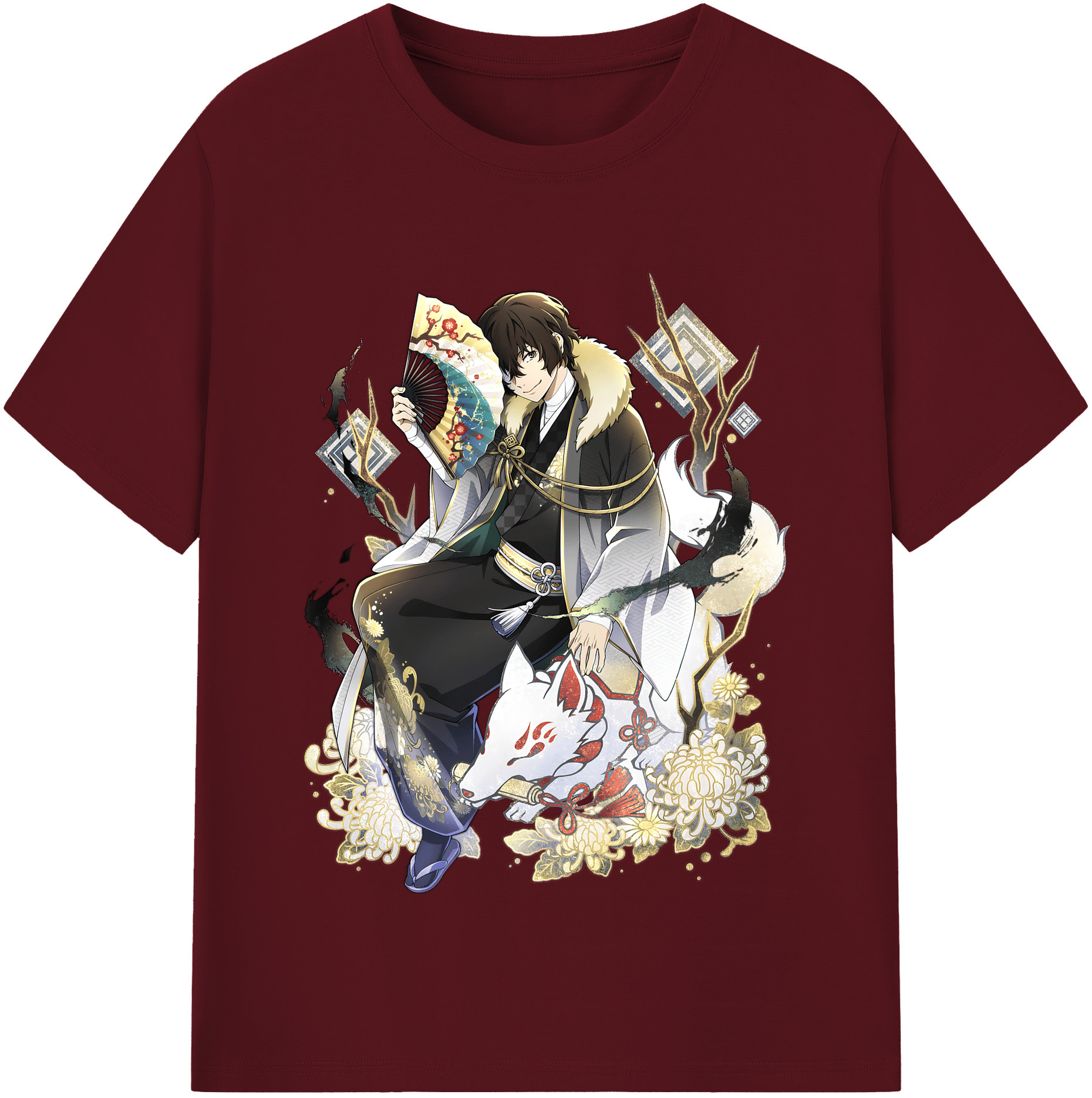 （画像用） 文豪ストレイドッグス Bungo Stray Dogs 綿100％半袖Tシャツ（フロントプリント）